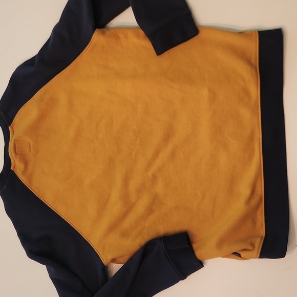 Vans Crewneck Sweatshirt Yellow Navy Blue Extra Large 18 20 - Picture 2 of 6